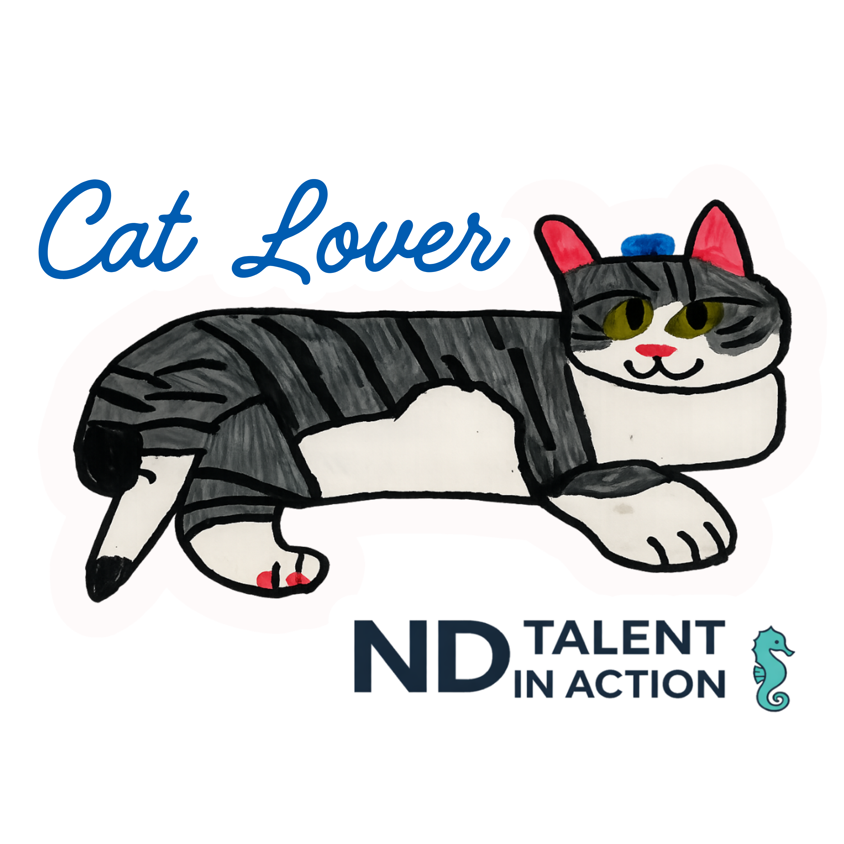 Cat Lover Vinyl Sticker