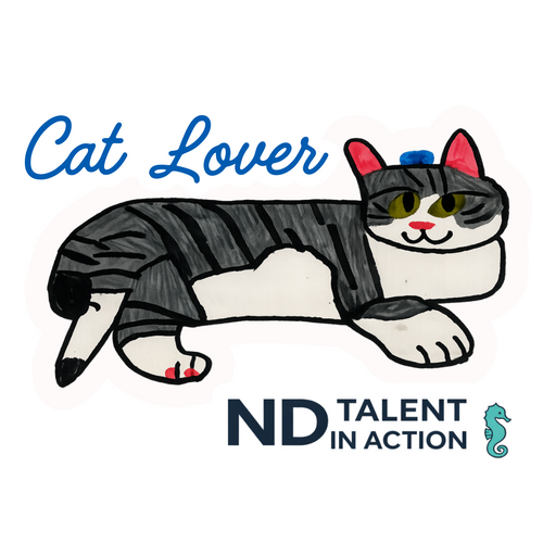 Cat Lover Vinyl Sticker