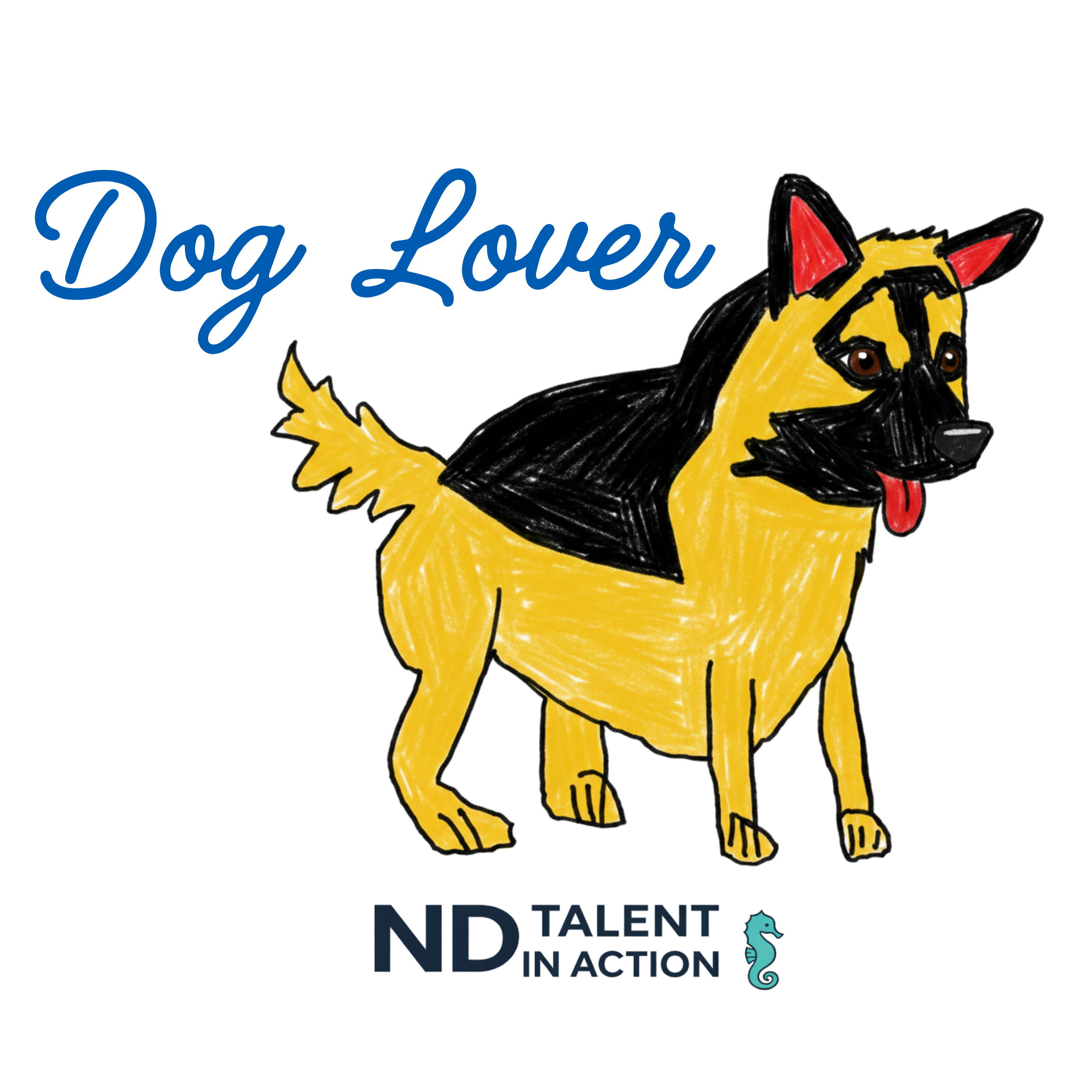 Dog Lover Design 2 Vinyl Sticker