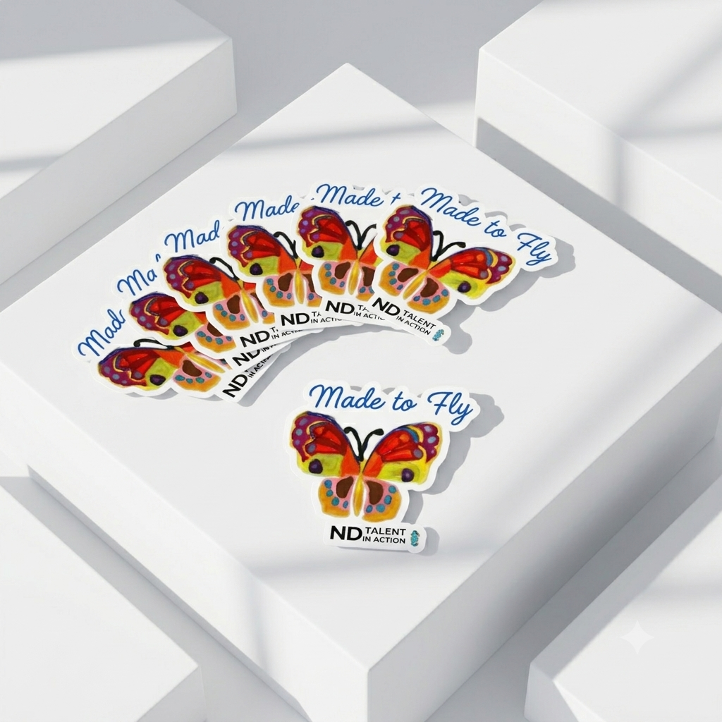 Made To Fly Vinyl Sticker