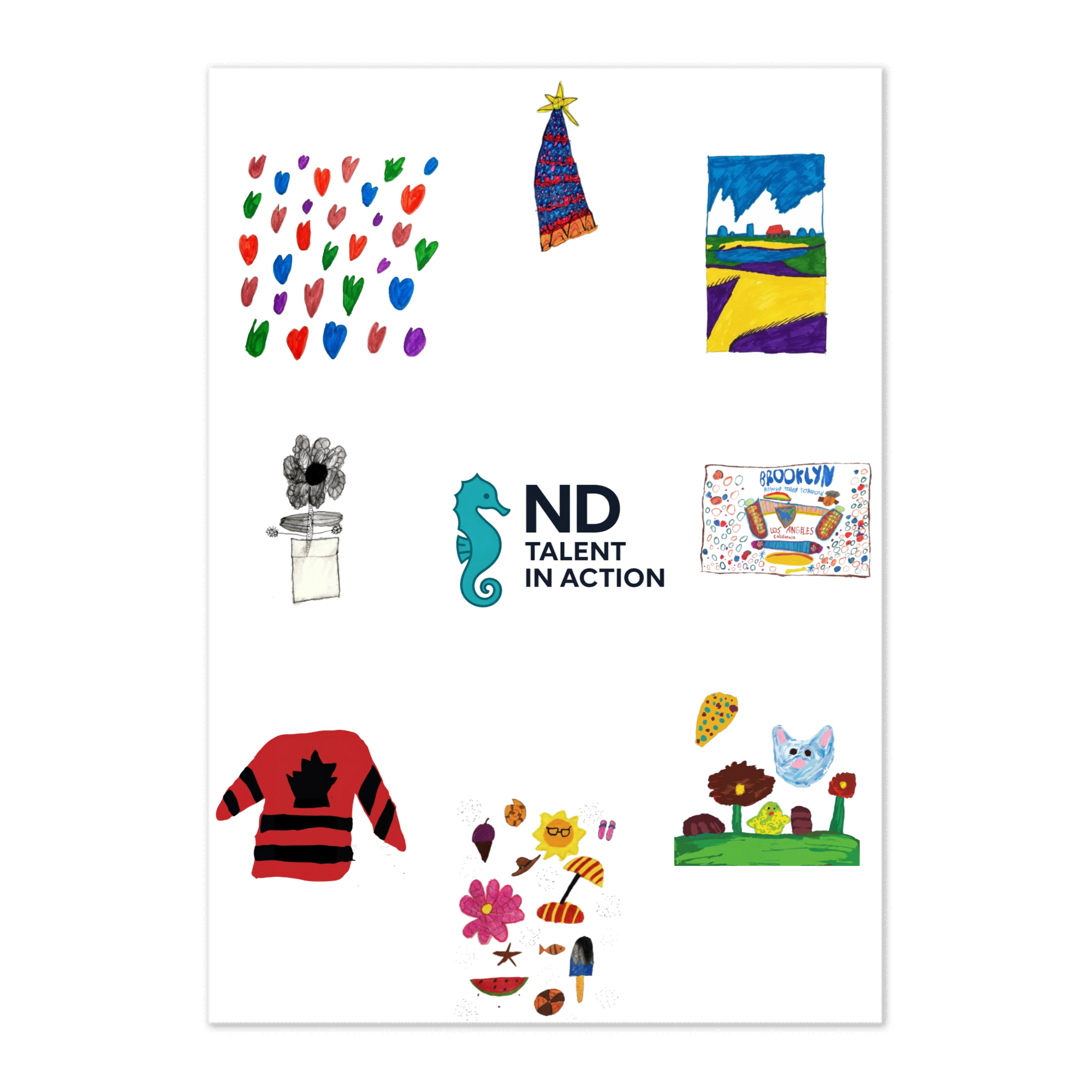 Kiss-Cut Sticker Sheet