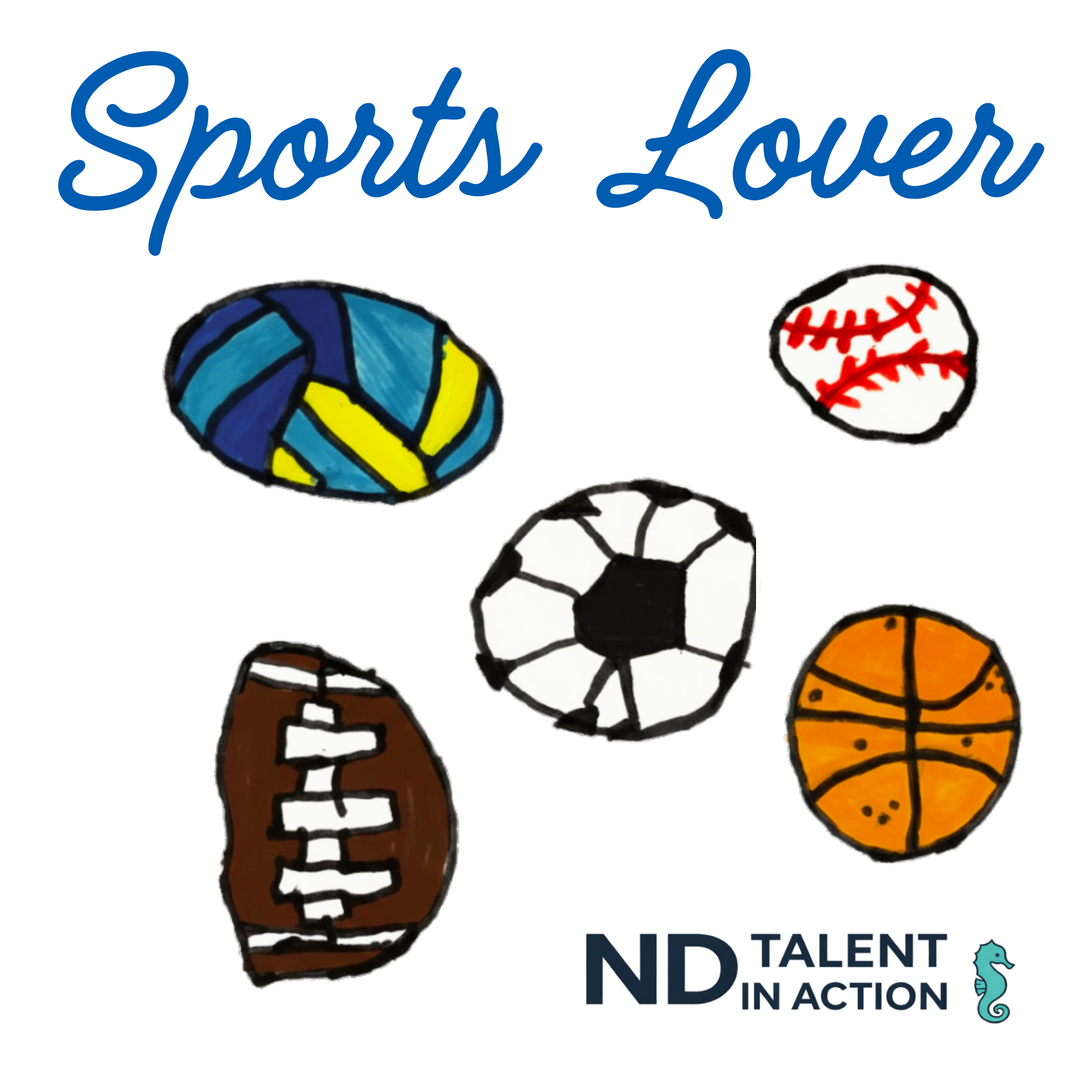 Sports Lover Vinyl Sticker